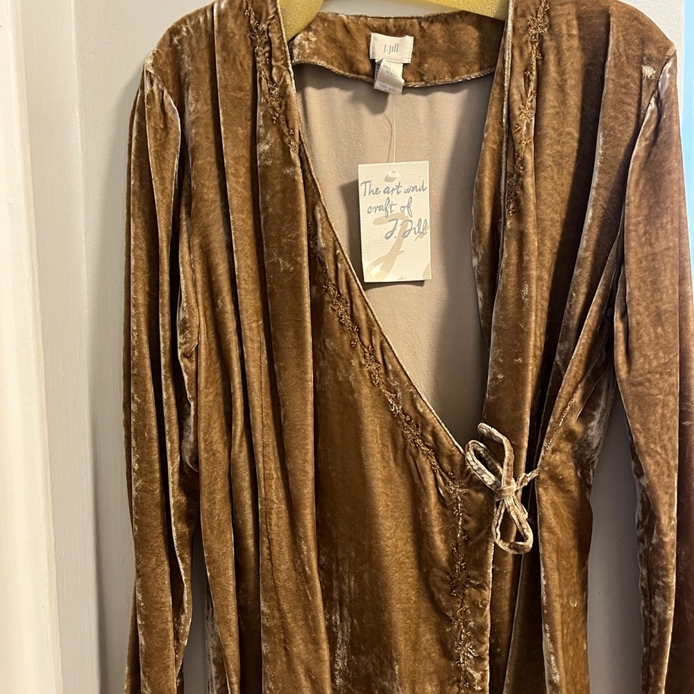 J. Jill Brown Velvet Apparel